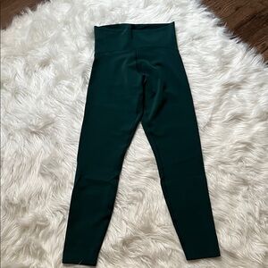 High-Waisted Dark Green Leggings